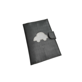 Porta Caderneta Vacina - Carrinho - Bordado